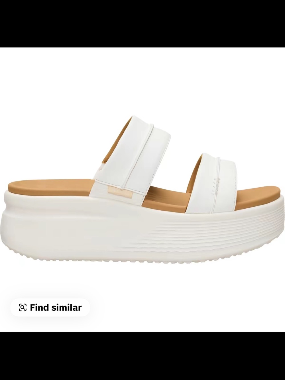 Hey Dude Women's White Austin Double-Strap  Sandals size 9. listed as ivory